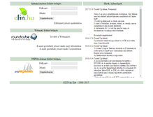 Tablet Screenshot of admin.elin.hu